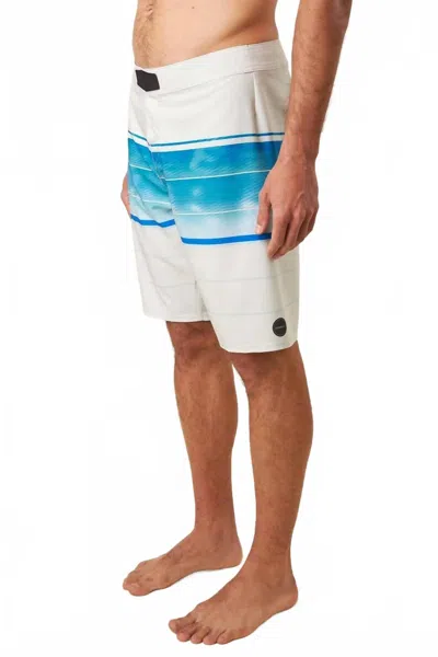 O'neill Hyperfreak Hydro Wanderer Boardies Board Shorts In Fog In White