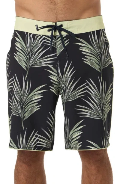 O'neill Hyperfreak Mysto Scallop Board Shorts In Yellow