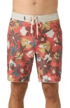 O'neill Hyperfreak Mysto Scallop Swim Trunks In Ginger Spice
