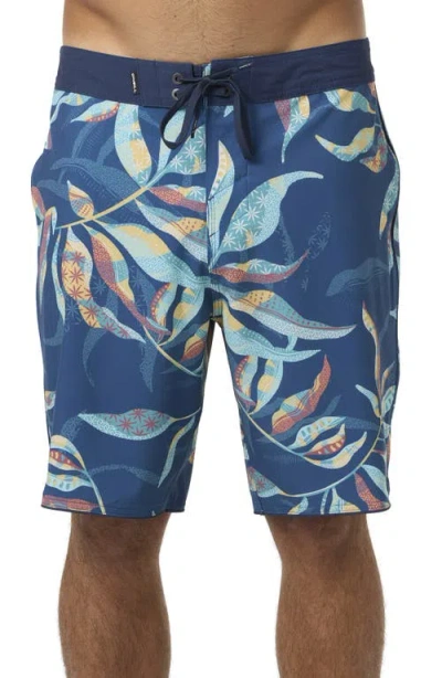 O'neill Hyperfreak Mysto Scallop Swim Trunks In Purple
