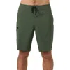 O'neill Hyperfreak Tech Solid Board Shorts In Green