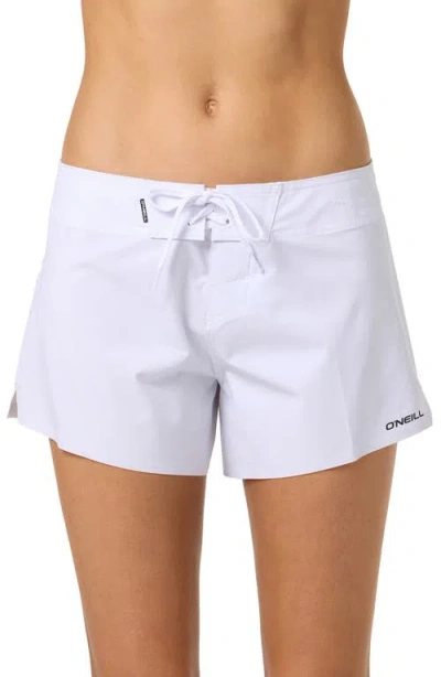 O'neill Hyperfreak Tech Stroke Board Shorts In White