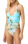 O'neill Islands Tropic Echo One-piece Swimsuit In Multi