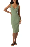 O'neill Jaslyn Twist Front Sundress In Green