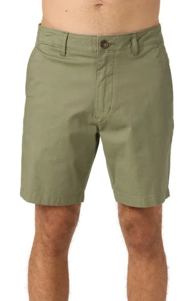 O'NEILL O'NEILL JAY FLAT FRONT STRETCH COTTON CHINO SHORTS