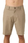 O'neill Redwood Mens Relaxed Fit Chino Flat Front In Khaki