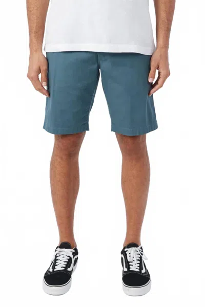 O'neill Jay Stretch Chino 20" Shorts In Cadet Blue In Multi