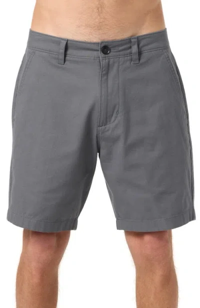 O'neill Jay Stretch Cotton Shorts In Gray