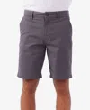 O'neill Jay Stretch Flat Front Bermuda Shorts In Graphite