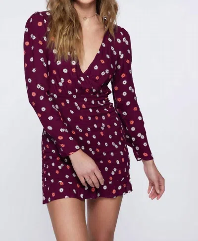 O'neill Jules Dress In Plum In Red