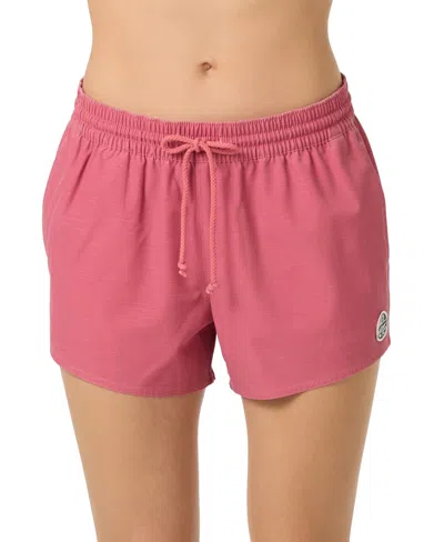 O'neill Juniors' Boneyard 3 Drawstring Boardshorts In Pink