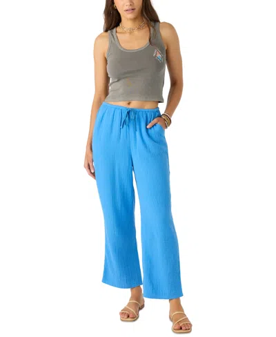 O'neill Juniors' Brenda Pull-on Cotton Crinkle Pants
