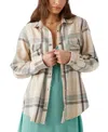 O'neill Juniors' Brooks Flannel Shirt In Mother Of Pearl