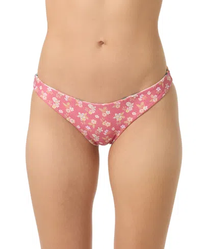O'neill Juniors' Camellia Floral Rockley Revo Swimsuit Bottoms In Multi