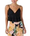 O'neill Juniors' Chloey Sleeveless Flowy Tank Top In Black