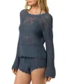 O'neill Juniors' Consuelo Crochet Bell-sleeve Top