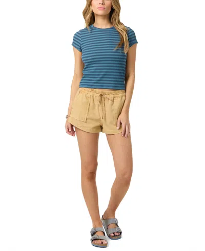 O'neill Juniors' Crew Neck Regular Fit T-shirt In Blue