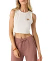 O'neill Sunny Palms Graphic Tank In Winter White