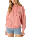 O'neill Juniors' Drift Logo-graphic Fleece Pullover Hoodie In Canyon Clay