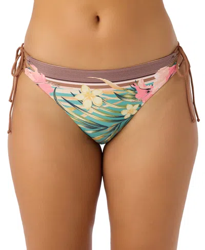 O'neill Juniors' Estella Tile Jensen Bikini Bottoms In Multi Color