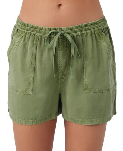 O'neill Juniors' Francina Shorts In Oil Green