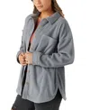 O'neill Juniors' Heath Sherpa Jacket In Silver Blue