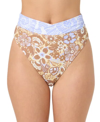 O'neill Juniors' Izabelle Floral Stellan High-rise Swim Bottoms