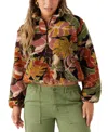 O'neill Juniors' Kacey Quarter-zip Long-sleeve Sweatshirt In Multi Color