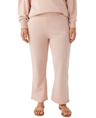O'neill Juniors' Karma Low-rise Terry Sweatpants In Rose Dust