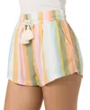 O'neill Juniors' Keagan Low Tide Striped Woven Shorts