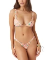 O'neill Oneill Juniors Kelly Floral Menorca Bikini Top Bottoms In Desert Flower