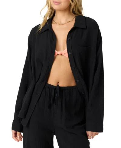 O'neill Juniors' Leni Relaxed Shirt In Black
