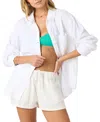 O'neill Juniors' Leni Relaxed Shirt In White