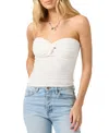 O'neill Lydia Strapless Rib Top In Multi