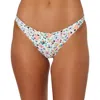 O'neill Juniors Maggie Ditsy Flamenco Womens Metallic Floral Print Swim Bottom Separates In Multi