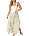 O'neill Juniors' Marnie Naomi Floral-print Asymmetric-hem Skirt In Multi