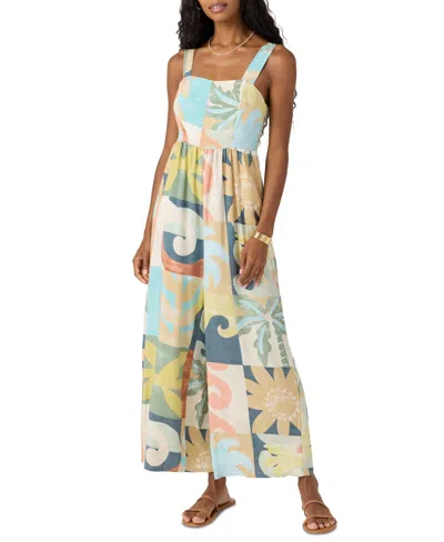 O'neill Juniors' Metzli Square-neck Sleeveless Jumpsuit In Multi