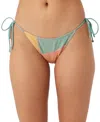 O'neill Juniors' Mirage Colorblocked Maracas Bikini Bottoms In Multi Color