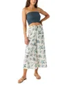O'neill Juniors' Murrie Seashell-print Flowy Cropped Pants