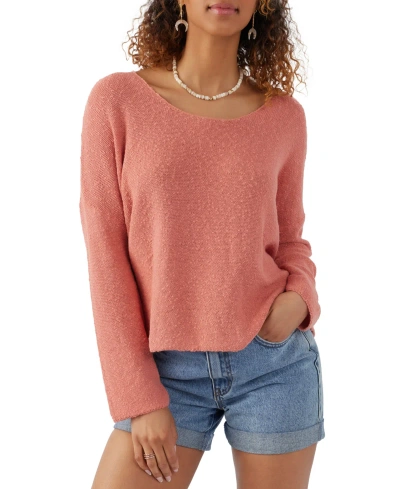 O'neill Juniors' Pearson Sweater In Canyon Rose