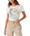 O'neill Juniors' Rainbow Shore Graphic T-shirt In Winter White