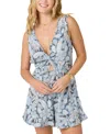 O'neill Juniors' Raylin Cutout Romper In Slate