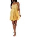 O'neill Juniors' Rilee Sleeveless Tiered Dress Cover-up In Mimosa