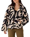 O'neill Juniors' Rori Printed Zip-front Long-sleeve Jacket In Cement