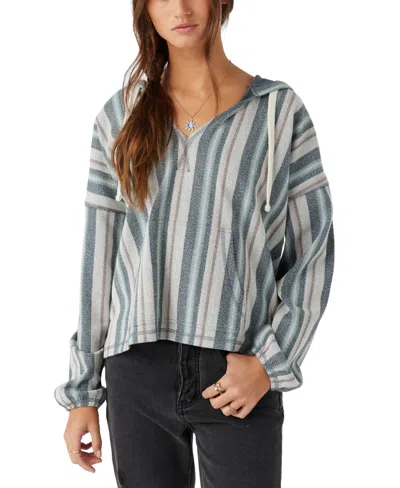 O'neill Juniors' Rosarito French Terry Hooded Sweatshirt In Slate