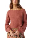O'neill Juniors' Sacha Boat-neck Long-sleeve Sweater In Cedar Wood