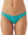 O'NEILL JUNIORS' SALTWATER SOLID ROCKLEY BIKINI BOTTOMS