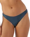 O'neill Flamenco Saltwater Solids Bikini Bottoms In Slate