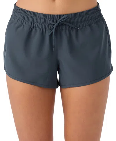 O'neill Juniors' Saltwater Solids Balboa 2" Drawstring Board Shorts In Gray