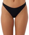 O'neill Saltwater Solids Flamenco Bikini Bottoms In Black